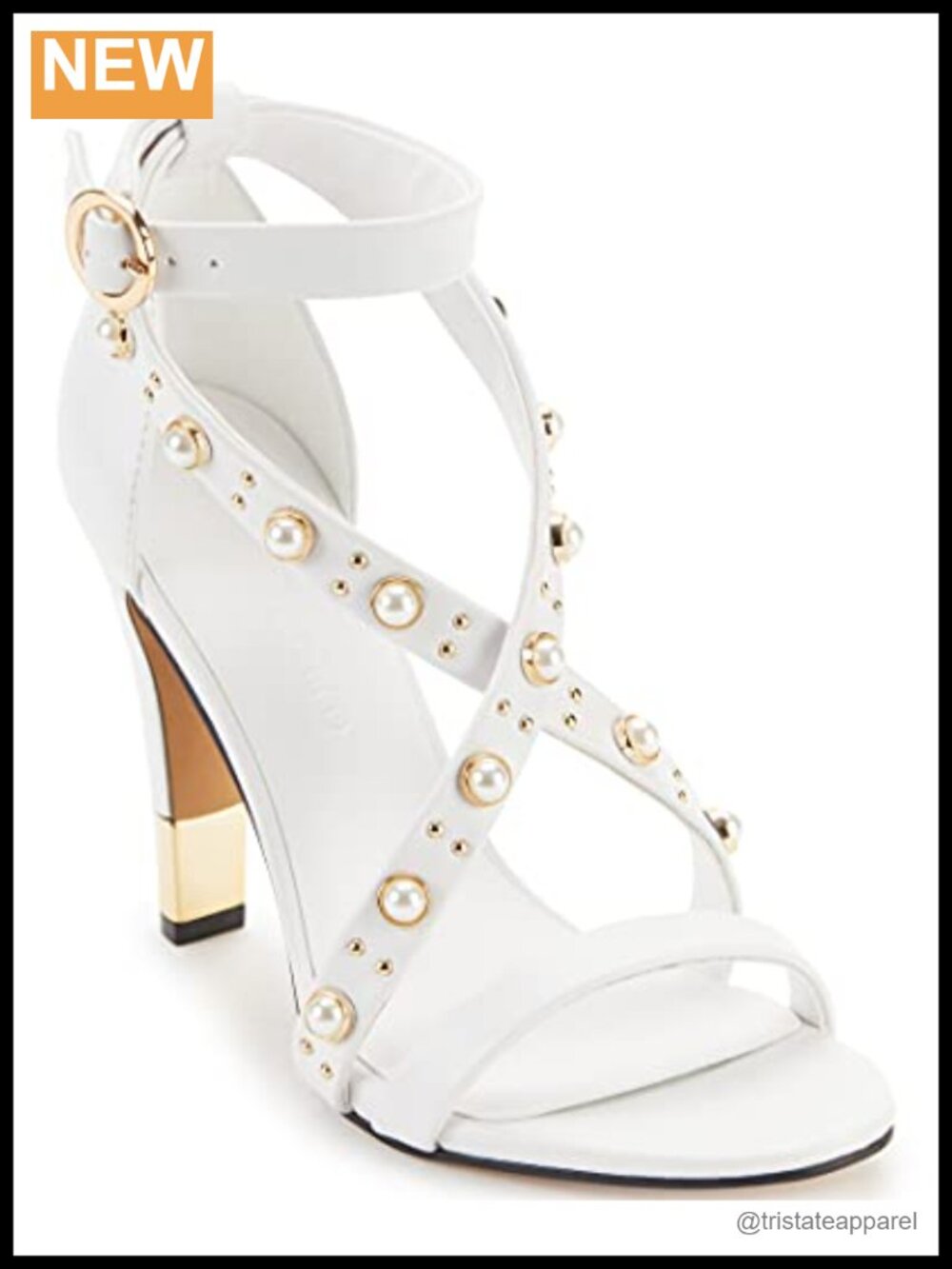 Cedra Heeled Dress Sandal Stiletto Ankle Strap Memory Foam Formal